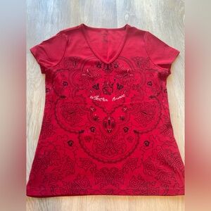 “Later Buck” Gemstone Vibrant Red Tee